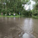 Überschwemmung Baggersee 03.06.2024